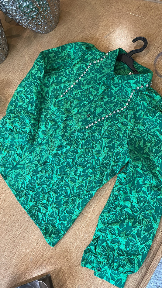 Emerald Envy Crystal Shirt