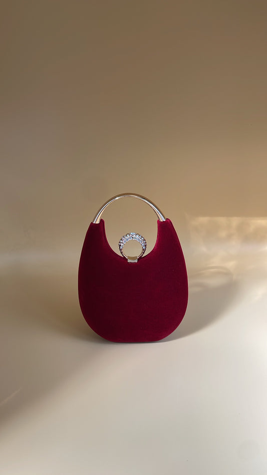 Ruby Luxe Mini Clutch