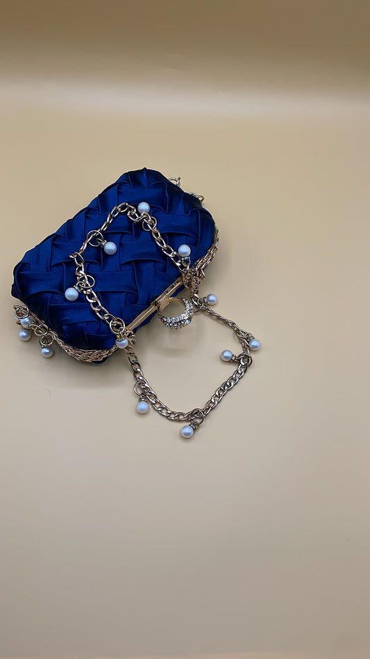 Royal Navy Pearl Chain Clutch