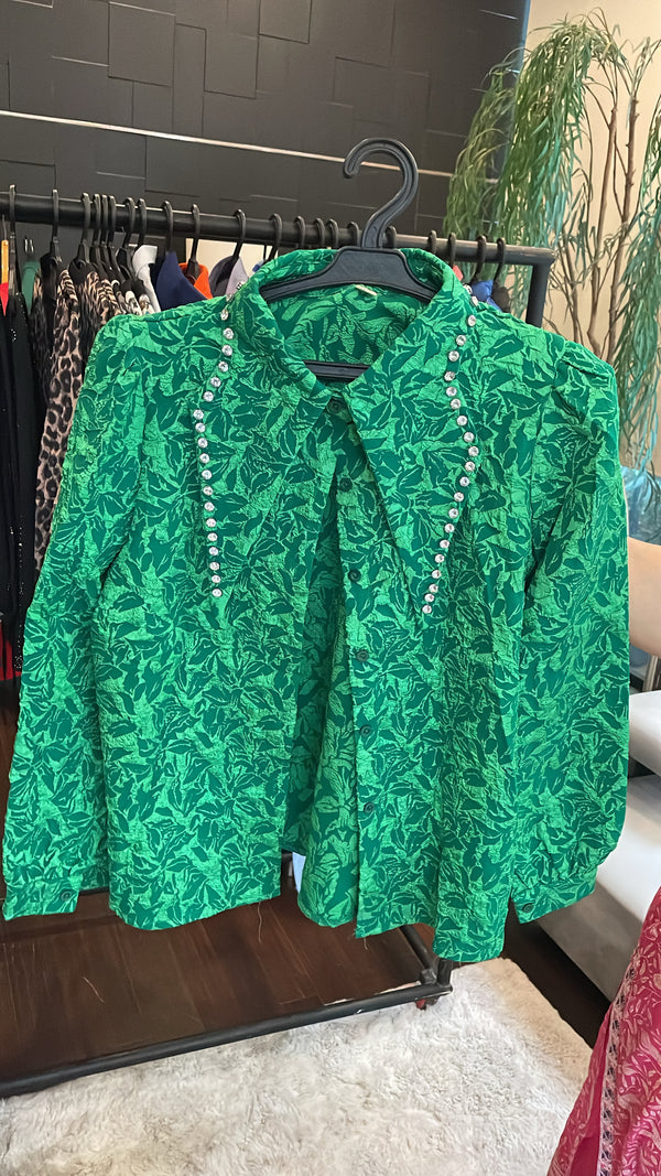Emerald Envy Crystal Shirt