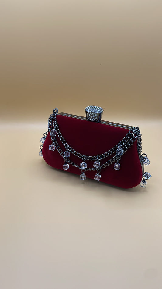 Ruby Allure clutch