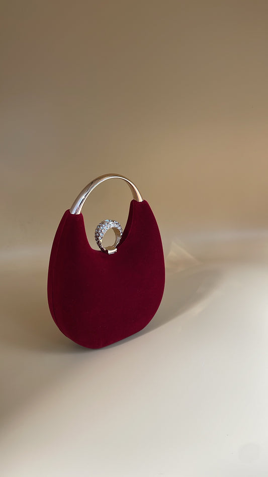 Ruby Luxe Mini Clutch