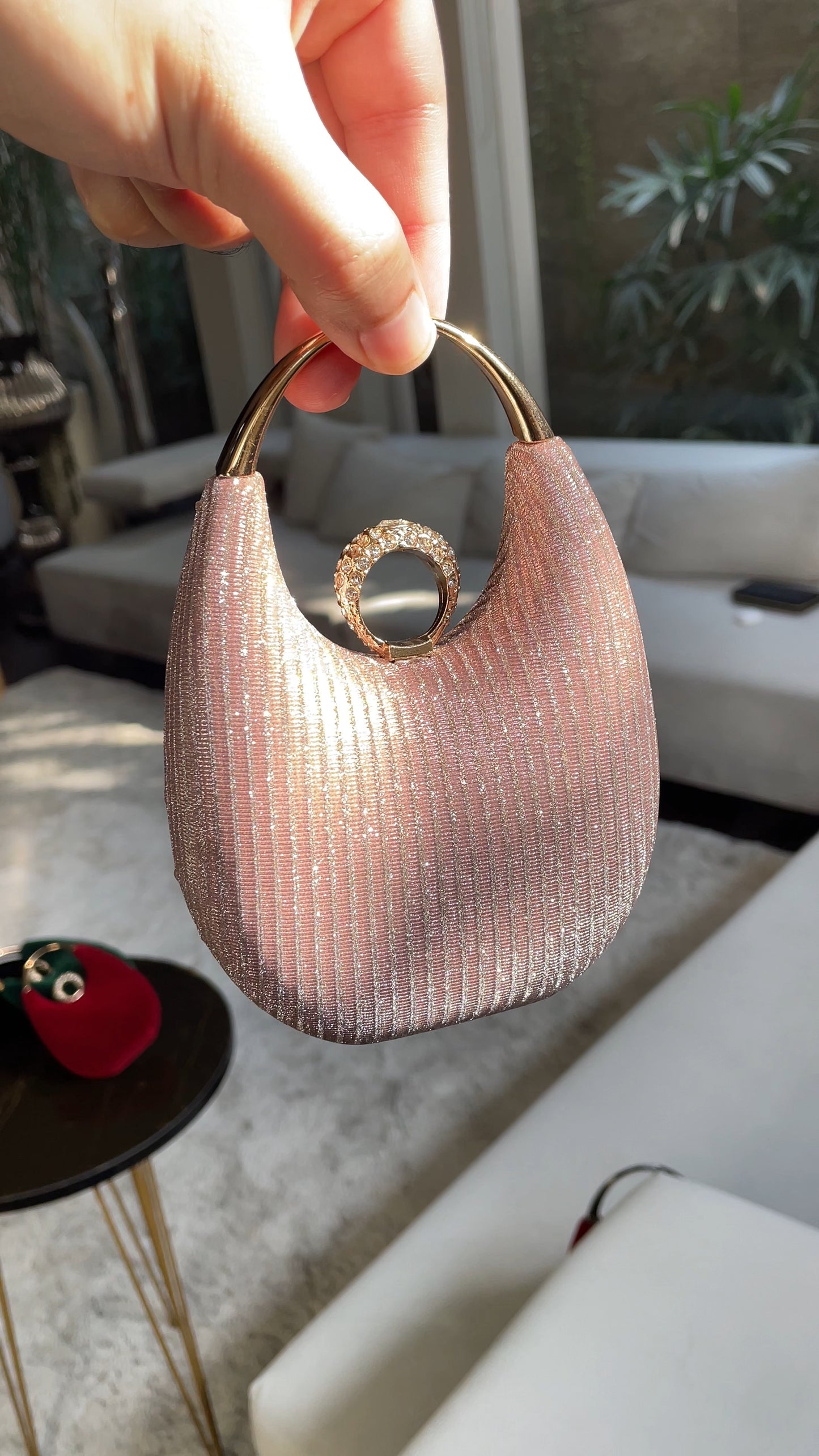 Blush Dusk – Mini Clutch