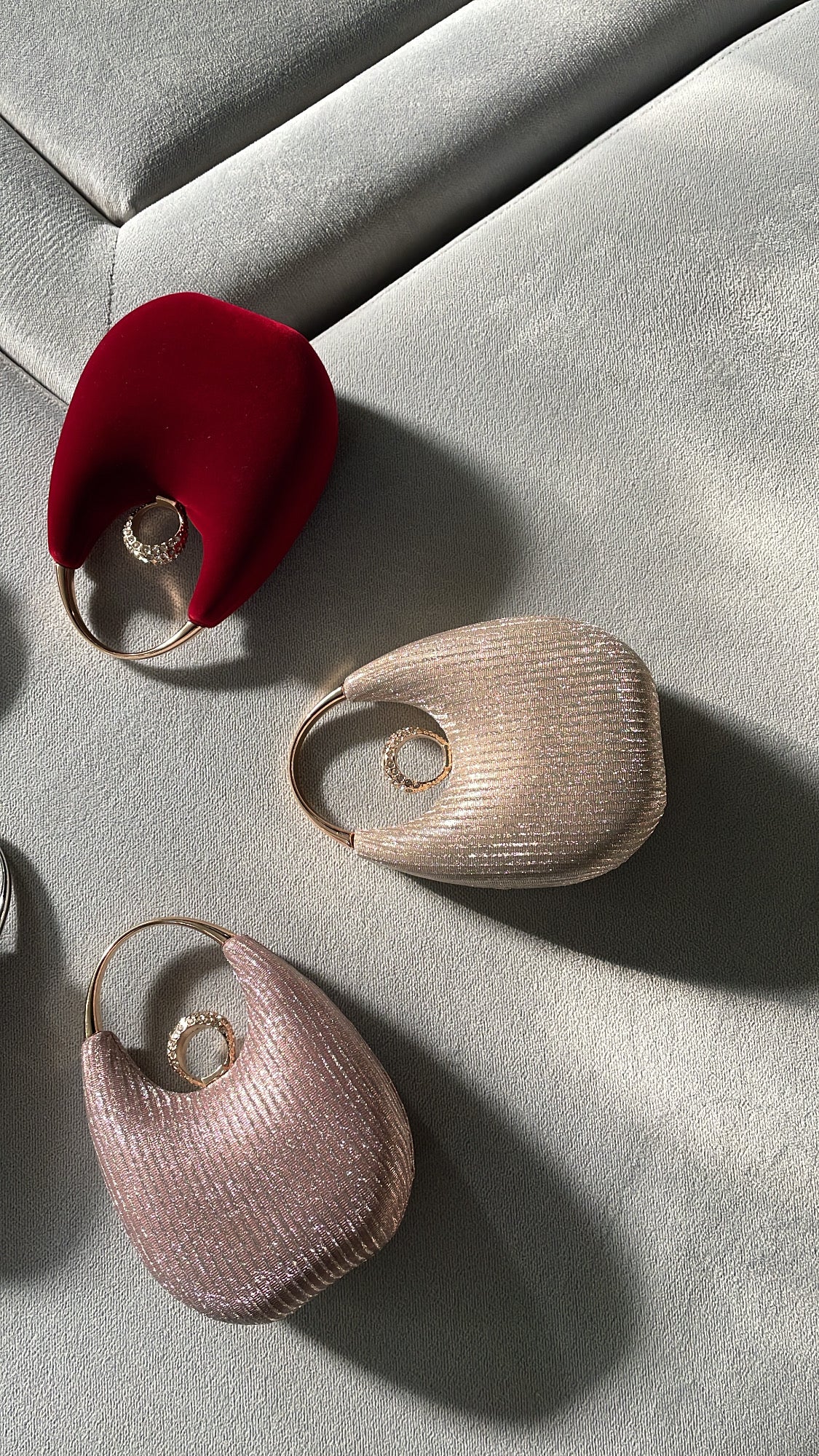 Champagne Glow – Mini Clutch