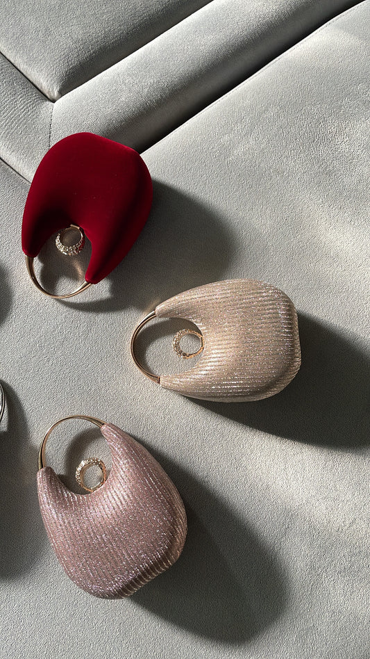 Champagne Glow – Mini Clutch