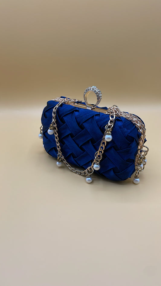Royal Navy Pearl Chain Clutch