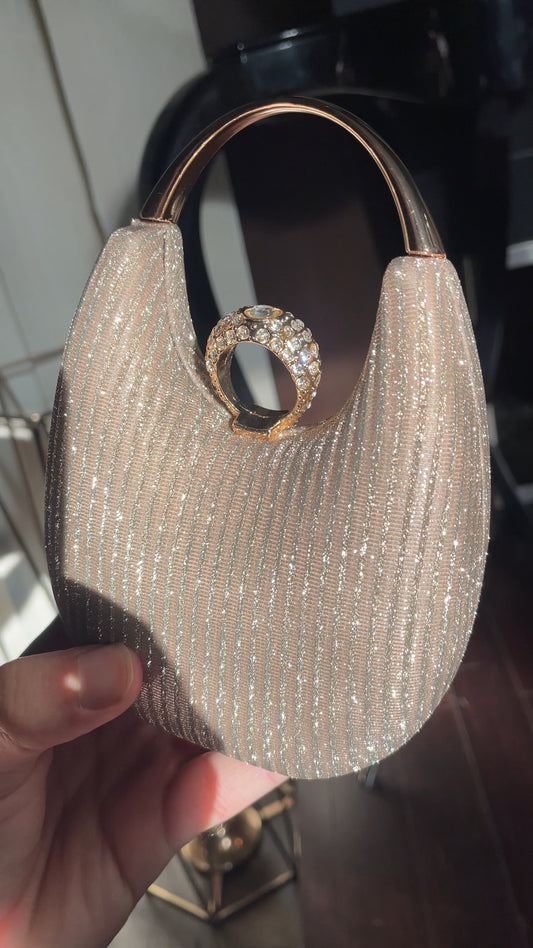 Champagne Glow – Mini Clutch