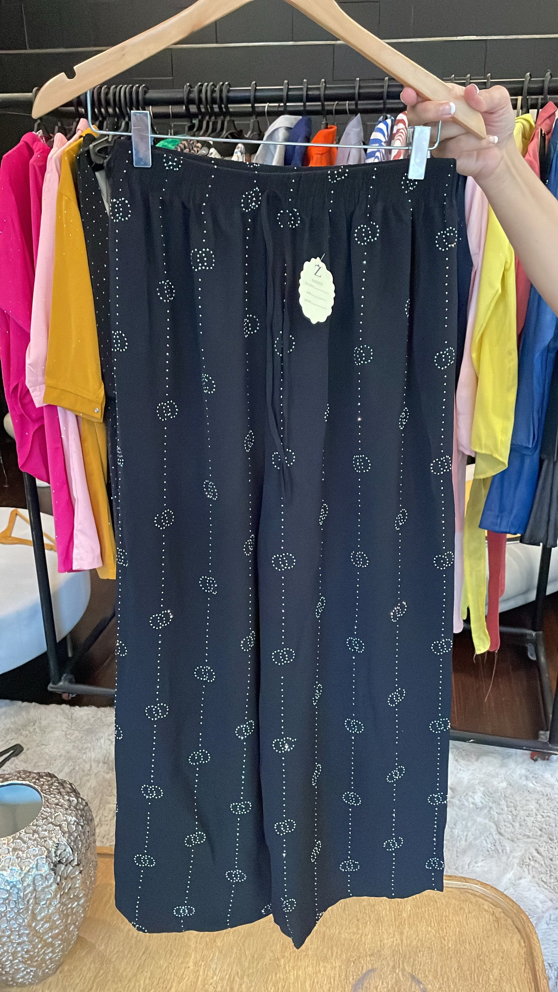 Moonlit Charm Embroidered Palazzo