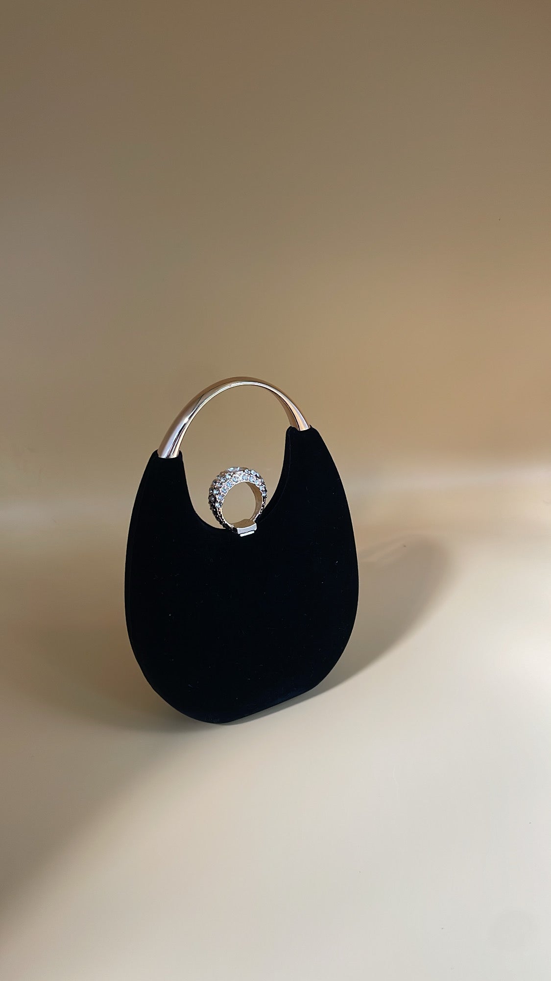 Black Velvet Evening mini Clutch