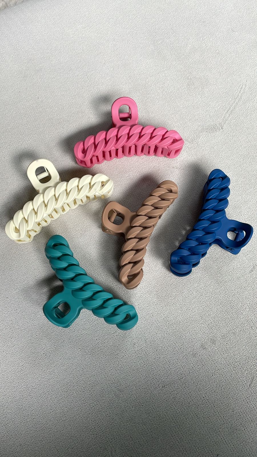 Chain Chic Hair Claw (pack of 4)